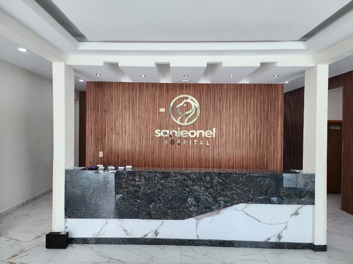 Recepción del Hospital San Leonel
